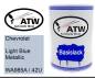 Preview: Chevrolet, Light Blue Metallic, WA985A / 42U: 500ml Lackdose, von ATW Autoteile West.